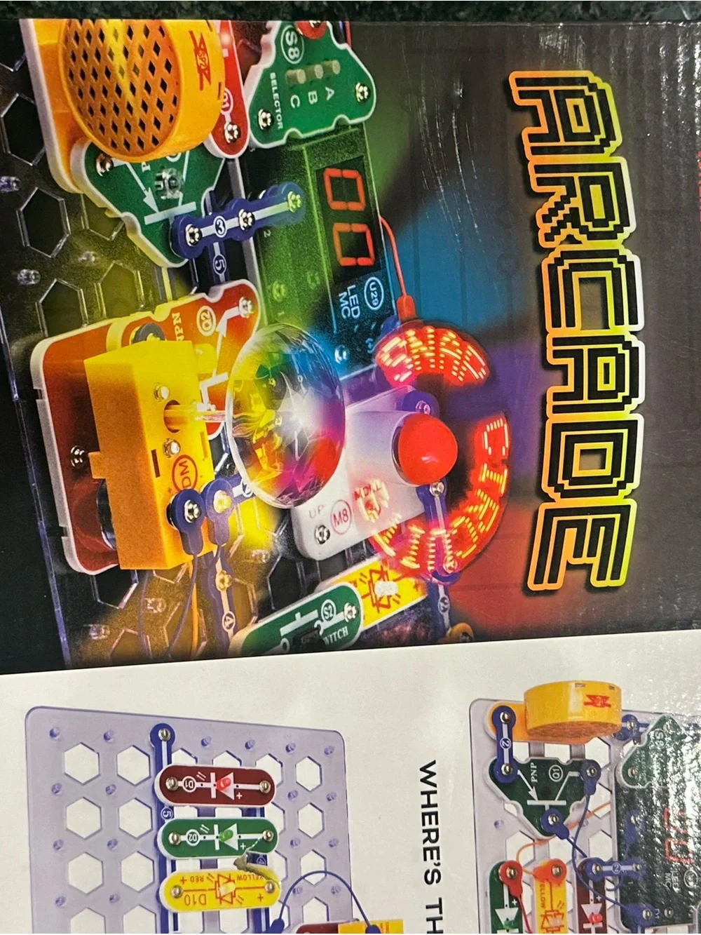 Snap Circuits Arcade Electronic Kit STEm science toy set complete EUC